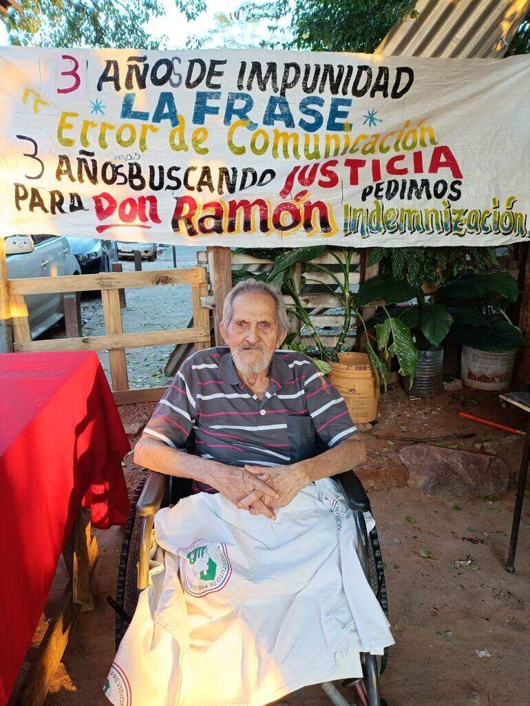 Falleció don Ramón Samudio, quien había perdio ambas piernas en IPS