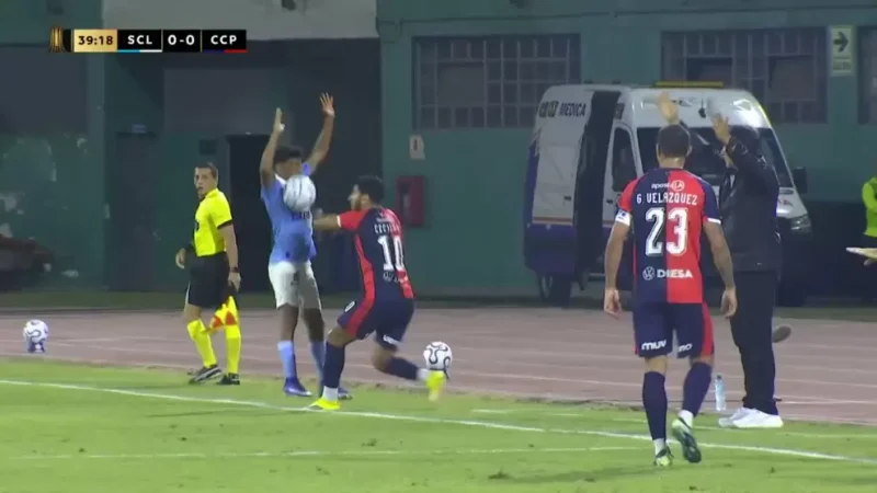 ¡La insólita expulsión de Cecilio Domínguez ante Sporting Cristal!