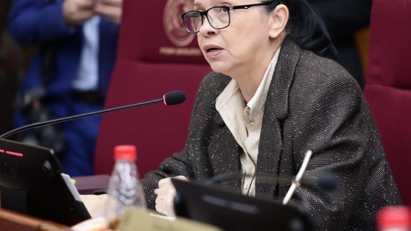Senadora Paredes llama “cobarde” a Peña por caso Itaipú
