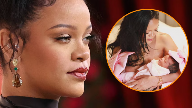 Rihanna presentó a su hija