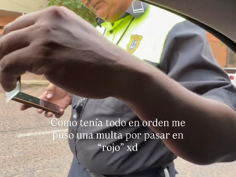 Cantante se enfrentó a «zorro»: Le «inventó» infracción, pero no le quiso hacer boleta