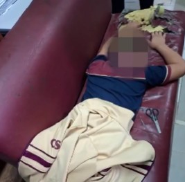 “Broma escolar” termina en cirugía: niño con perforación intestinal