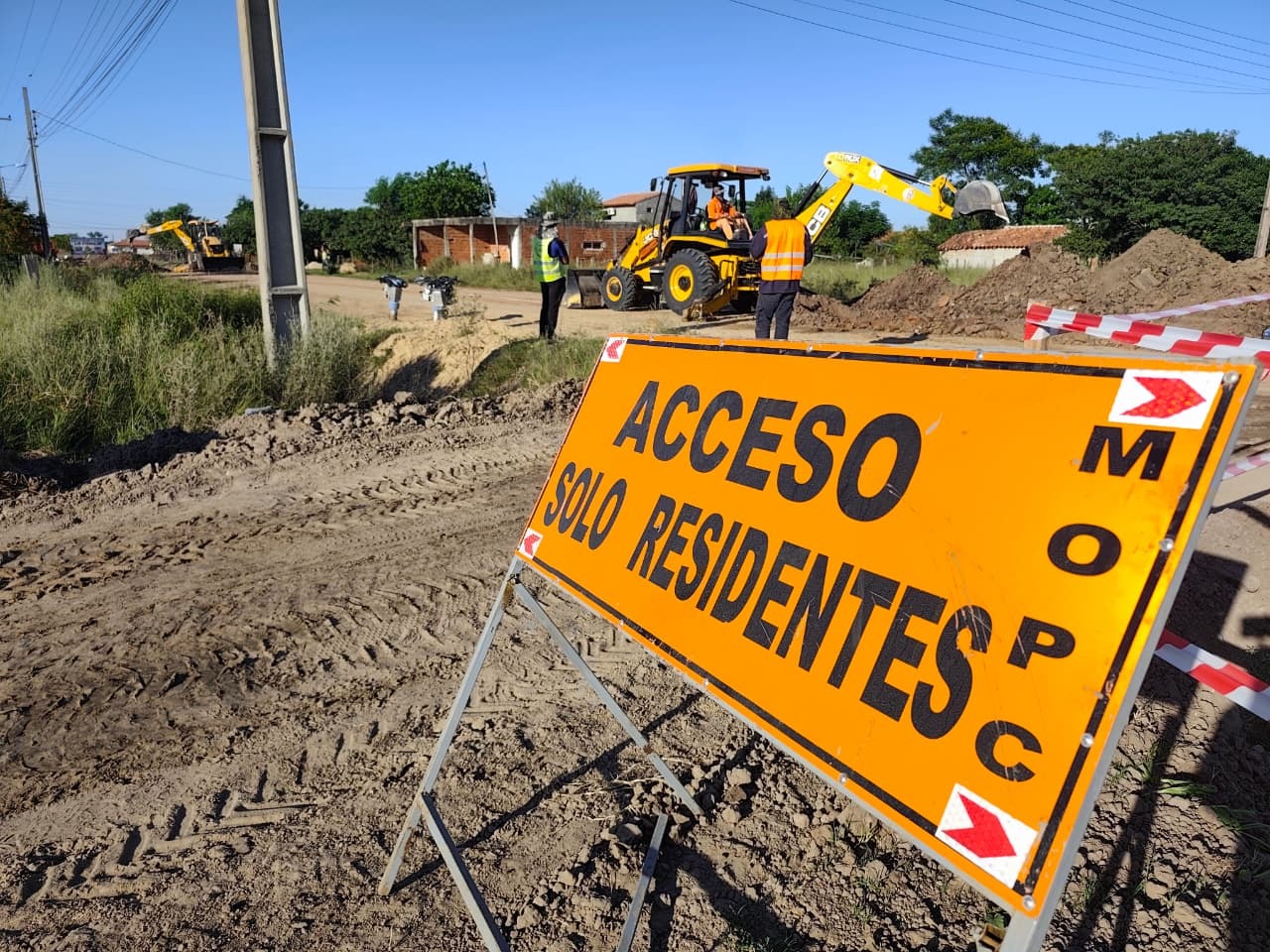 Suman 20.000 metros de tuberías en la Defensa Costera de Pilar