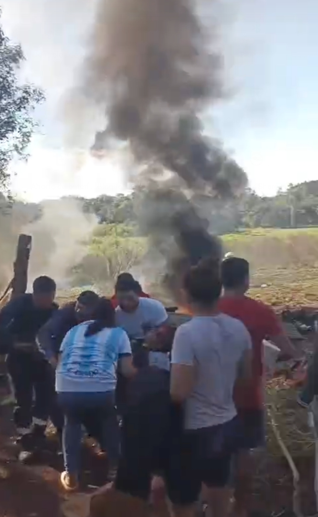 Reportan caída de aeronave en Minga Guazú