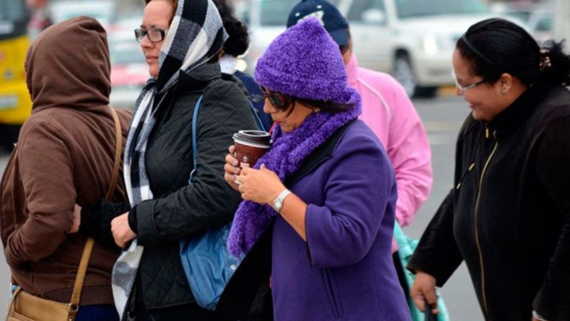 Frente polar: martes será el día más frío