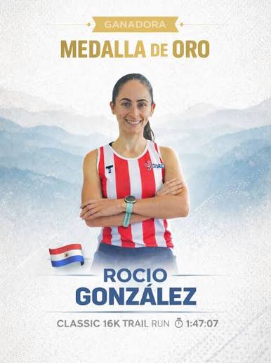 ¡Otro oro histórico! Rocío González se consagra campeona sudamericana de trail