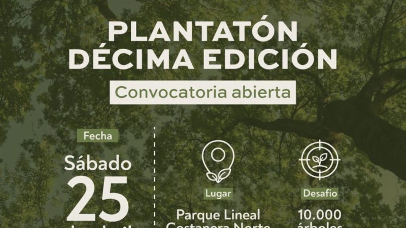 Plantatón 2026: una década sembrando futuro en la Costanera