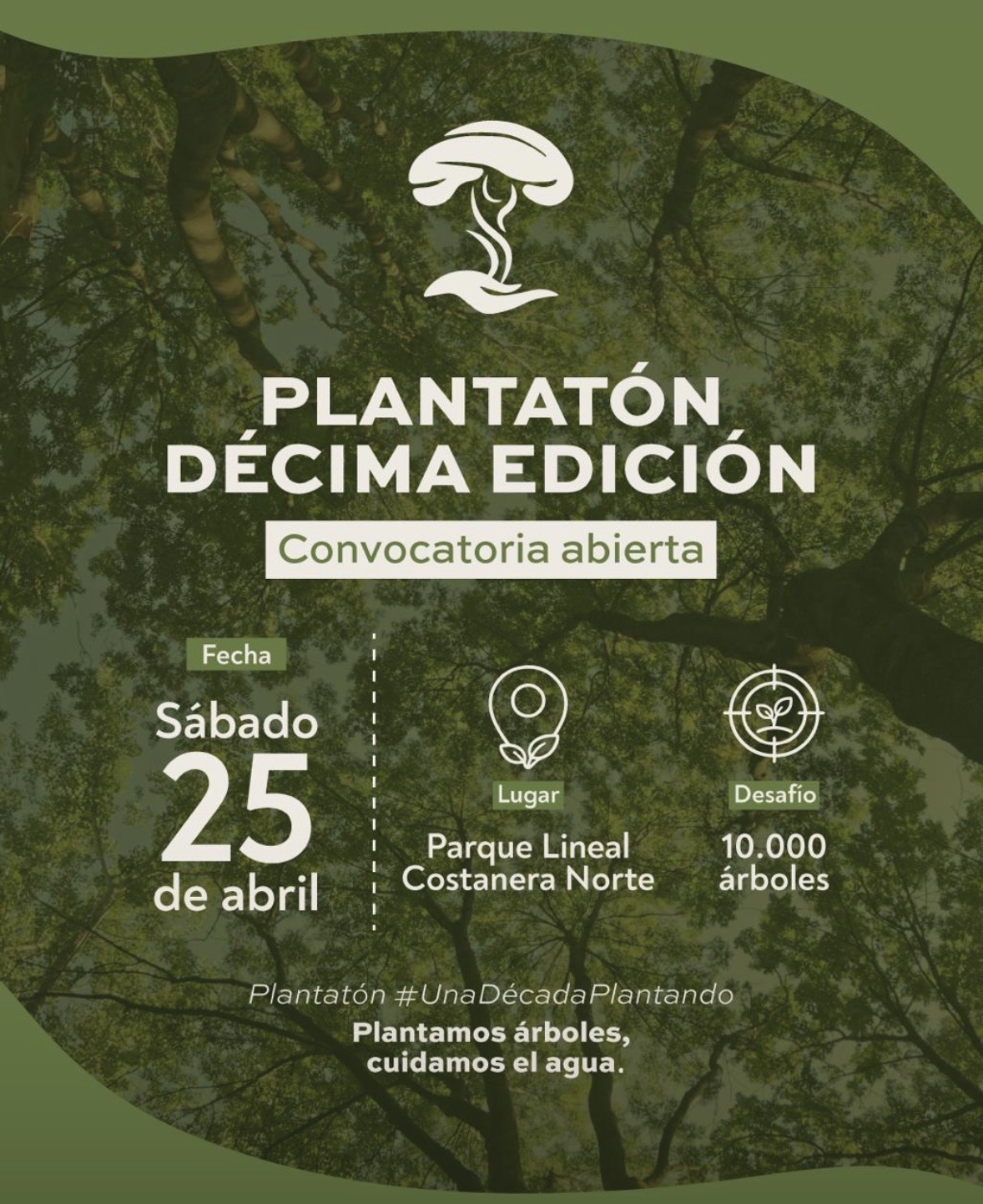 Plantatón 2026: una década sembrando futuro en la Costanera