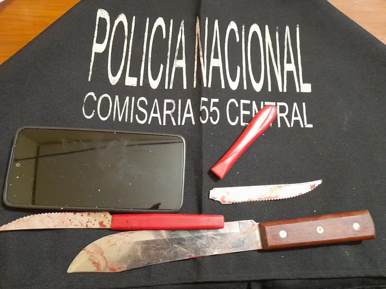 Mujer fue acuchillada por su hijo, tras arrojar el peluche que le regaló su novia