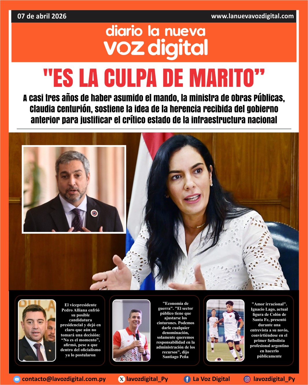 Tapa 7 de abril del 2026