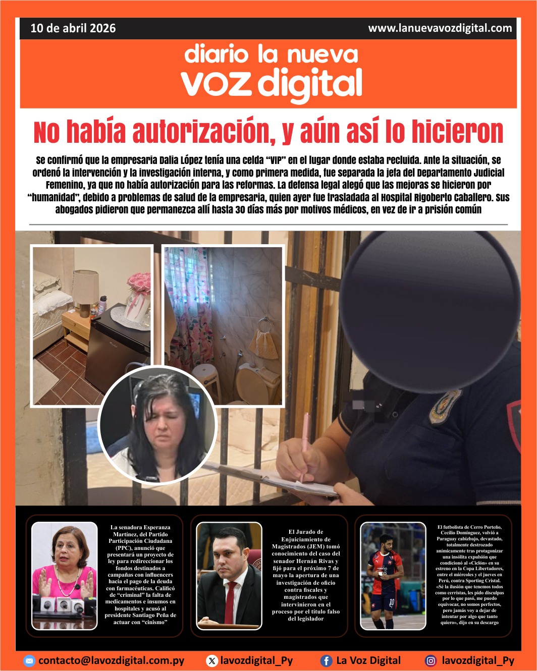 Tapa 10 de abril del 2026