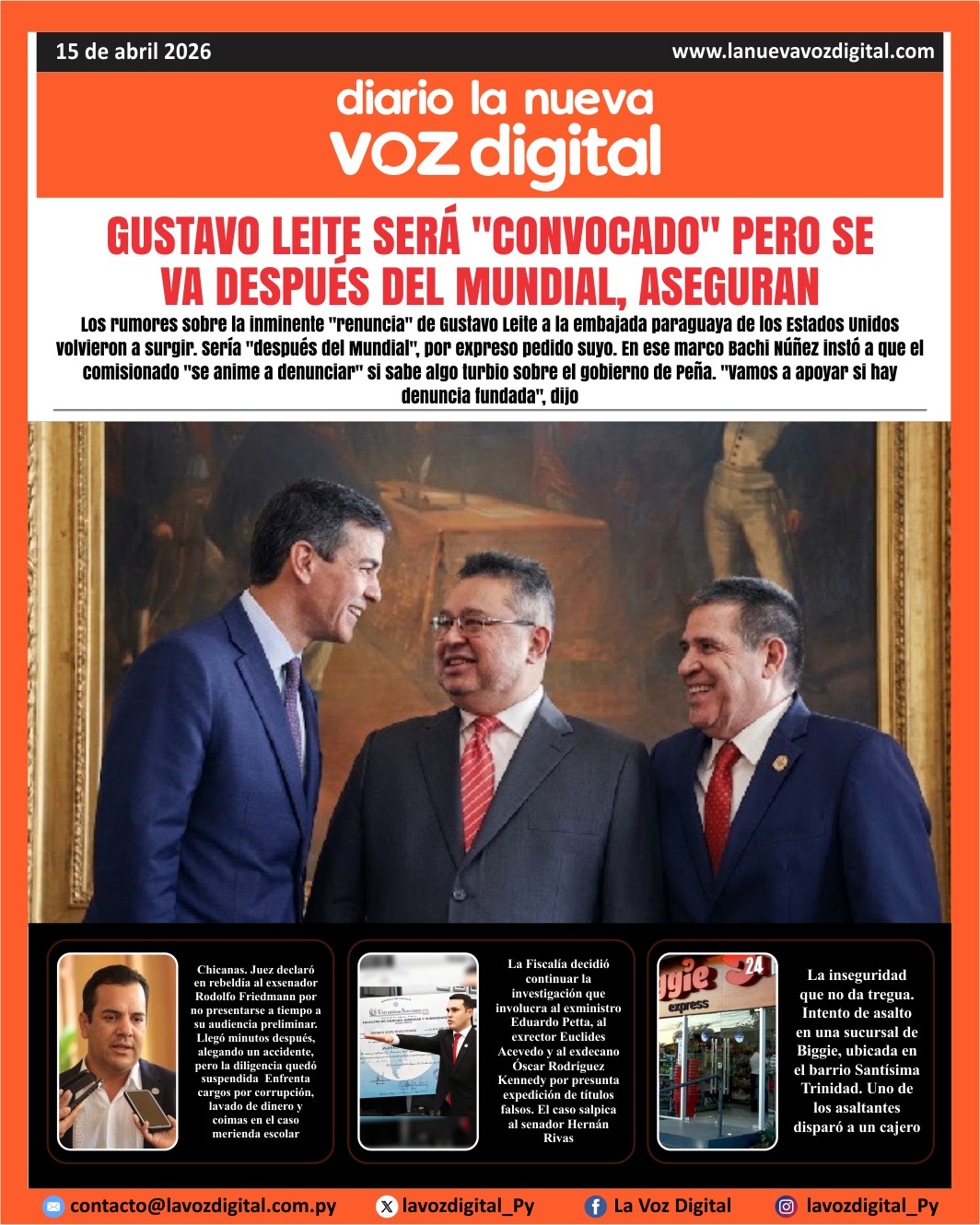 Tapa 15 de abril 2026