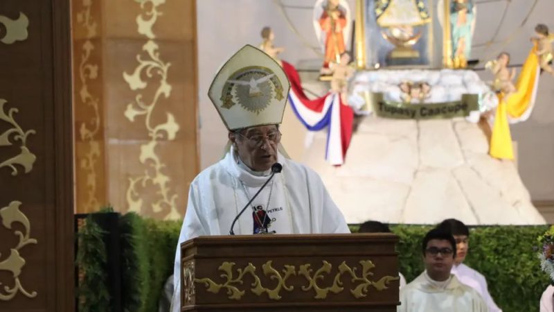 Monseñor Valenzuela llama a frenar odio y fractura social en Caacupé