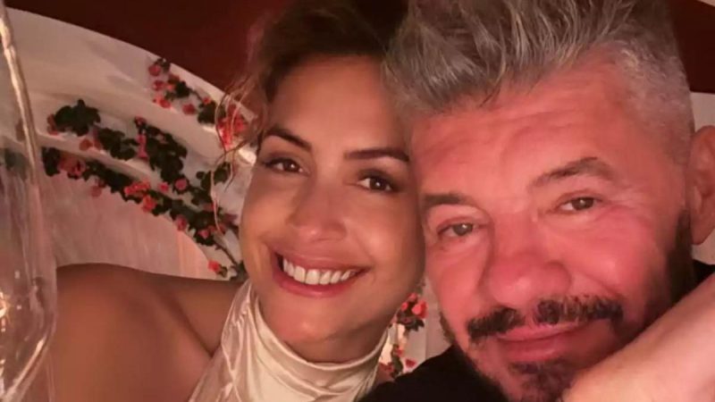 Tinelli terminó con su novia a quien le doblaba en edad